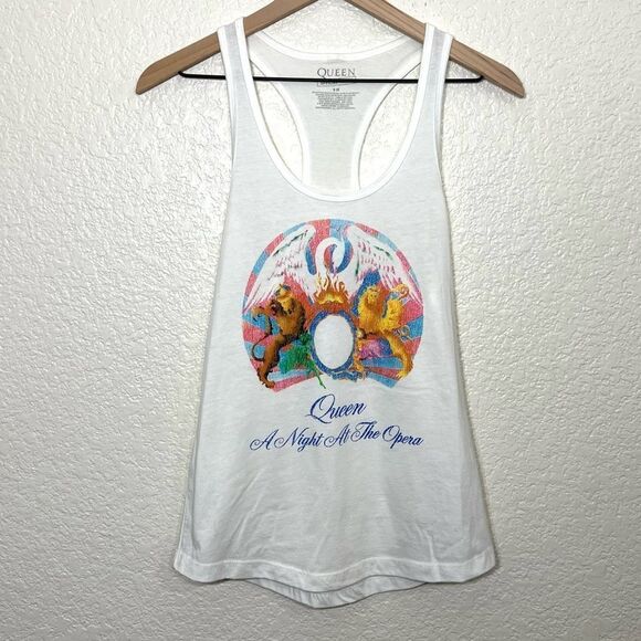 Queen Official Merch Band Tee Concert Women's Racer Back Tank Top Size Small - Picture 2 of 11